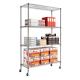 Alera Complete Wire 4-Shelves Shelving Unit w/Caster $65