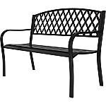 4-Ft Metal Park Bench $24 (Save 65%) 