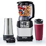 Nutri Ninja Auto-iQ Compact Blender System with Nutri Ninja Cups (BL492W) $45 (org $130)