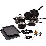 Guy Fieri 25-Piece Nonstick Aluminum Cookware Set $30 (Was $49) and More