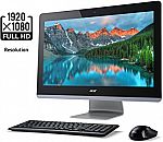 Acer Aspire 23.8" FHD AIO Desktop (i5-6400T 8GB 1TB NVIDIA 940, AZ3-715-UR61) $550