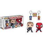 4-Pack Funko Pop Marvel Captain America: Civil War Figures Set $7 (Save 50%)