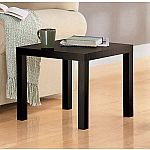 Mainstays Parsons End Table (Black and Brown) $9.75
