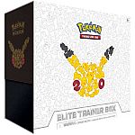 Pokemon 20th Anniversary Elite Trainer Box $50