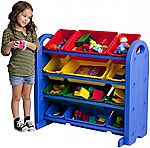 4-Tier Toy Storage Organizer for with 12 Assorted Color Bins $60 (Save 40%)