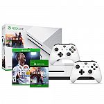 Microsoft Xbox One S Battlefield 1 Bundle (500GB) + Xbox Controller + FIFA 18 $240