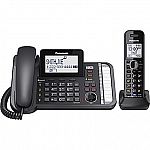 Panasonic® KX-TG9581B 2-Line Corded/Cordless Link2Cell Phone $47.59