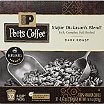 32-ct Peet's Coffee Major Dickason's Blend Dark Roast K-Cup Packs $16 & More