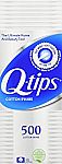 Q-tips Cotton Swabs, 500 Count (Pack of 4) $7.80