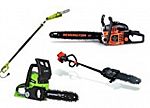 GreenWorks  Chain Saws and Pole Saws Up to 47% Off
