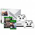 Xbox One S Battlefield 1 Bundle 500GB + Call of Duty: WWII + Xbox Controller $240 + 8% eBucks (YMMV)