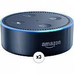 3-Pack Amazon Echo Dot (2nd Generation) $117