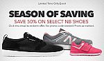  50% off select styles