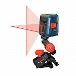 Bosch 30 ft. Self-Leveling Cross-Line Laser Level with Clamping Mount $39.88 (50% off)