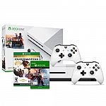 Xbox One S Battlefield 1 500GB Bundle + Xbox Controller + Overwatch GOTY Edition $230