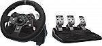 Logitech G920 and G29 Driving Force Racing Wheel $200