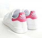 adidas Performance Stan Smith J Tennis Shoe (Big Kid size 6 to 7) $37