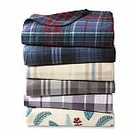 50"x60" Canon Plaid Fleece Throw $4