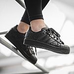 adidas Superstar Women's Black Sneakers $30