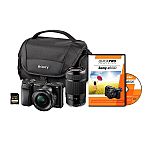 Sony A6000 Interchangeable Lens Camera w/ 16-50mm & 55-210mm Lens Bundle $599 or w/ Canon PIXMA TS9020 for $698