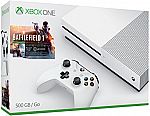 Xbox One S Battlefield 1 500 GB Bundle, $189.99 Xbox One S 1TB Console + BONUS Wireless Controller + 4K Movie $299