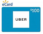 Uber $100 (email delivery) for $90