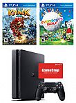 PlayStation 4 1TB System Family Bundle with $50 GameStop Gift Card $239