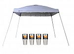 Ozark Trail 12x12 Slant Leg Canopy +  4 Tumblers Value Bundle $40