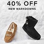Select New Styles 40% off