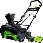 GreenWorks Pro 80V 20-Inch Cordless Snow Thrower with Battery & Charger $188 (58% Off) & More