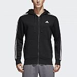 adidas Men's Essentials 3-Stripes Fleece Hoodie $27 (Save 51%) + Free Shipping and More