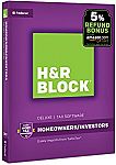 H&R Block Tax Software Deluxe 2017 + Refund Bonus Offer $14 and more