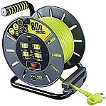80-ft Masterplug Heavy Duty Extension Cord Open Reel with 4 120V / 10 amp Integrated Outlets $24.50 (Save 47%)