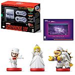 SNES + 3DS XL Galaxy + MArio Odyssey Amiibos Bundle $315