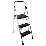 Werner 3-Step 225-lb Silver Aluminum Step Stool $15 (org $25)