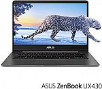 ASUS ZenBook UX430UA-DH74 14" FHD Ultra-Slim Laptop (i7-8550U 16GB 512GB SSD 2.9lb) $972