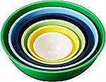 6-Piece Home Gourmet Nested Polypropylene Mixing Bowl Set $4.86