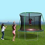 BouncePro 10-Ft. Trampoline w/ Enclosure $58.47 (org $119)