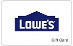 $100 Lowe's Gift Card for $90 (Email Delivery)