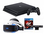 Sony - PlayStation 4 Pro Console + VR Gran Turismo Sport Bundle $499