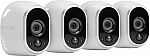 NETGEAR Arlo Smart Home Indoor/Outdoor Wireless HD Security Cameras (4-Pack) $300
