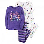 Carter's Boys and Girls 4-pc. Pajama Set (2 Sets for $16)