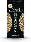 16-Oz Wonderful Pistachios (Roasted and Salted) $4.67