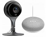 Nest - Cam Indoor Security Camera + Free Google Home mini $139.99