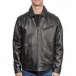 Boston Harbour Men's Leather Jacket $99