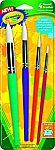 4-Count Crayola Big Paint Brushes $1 (Add-on item)