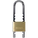Brinks 40mm 3-Dial Resettable Combination Brass Padlock $2.89 and more