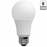6-pack TCP 60W Equivalent Soft White Non-Dimmable LED Light Bulb $4.52 (76% Off) & More Lighting Fixtures & Light Bulbs + Free Shipping