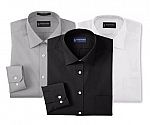 Stafford Travel Easy-Care Broadcloth Dress Shirts 3 for $20