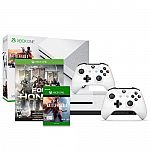 Xbox One S Battlefield 1 Bundle (500GB) + Xbox Wireless Controller + For Honor $240